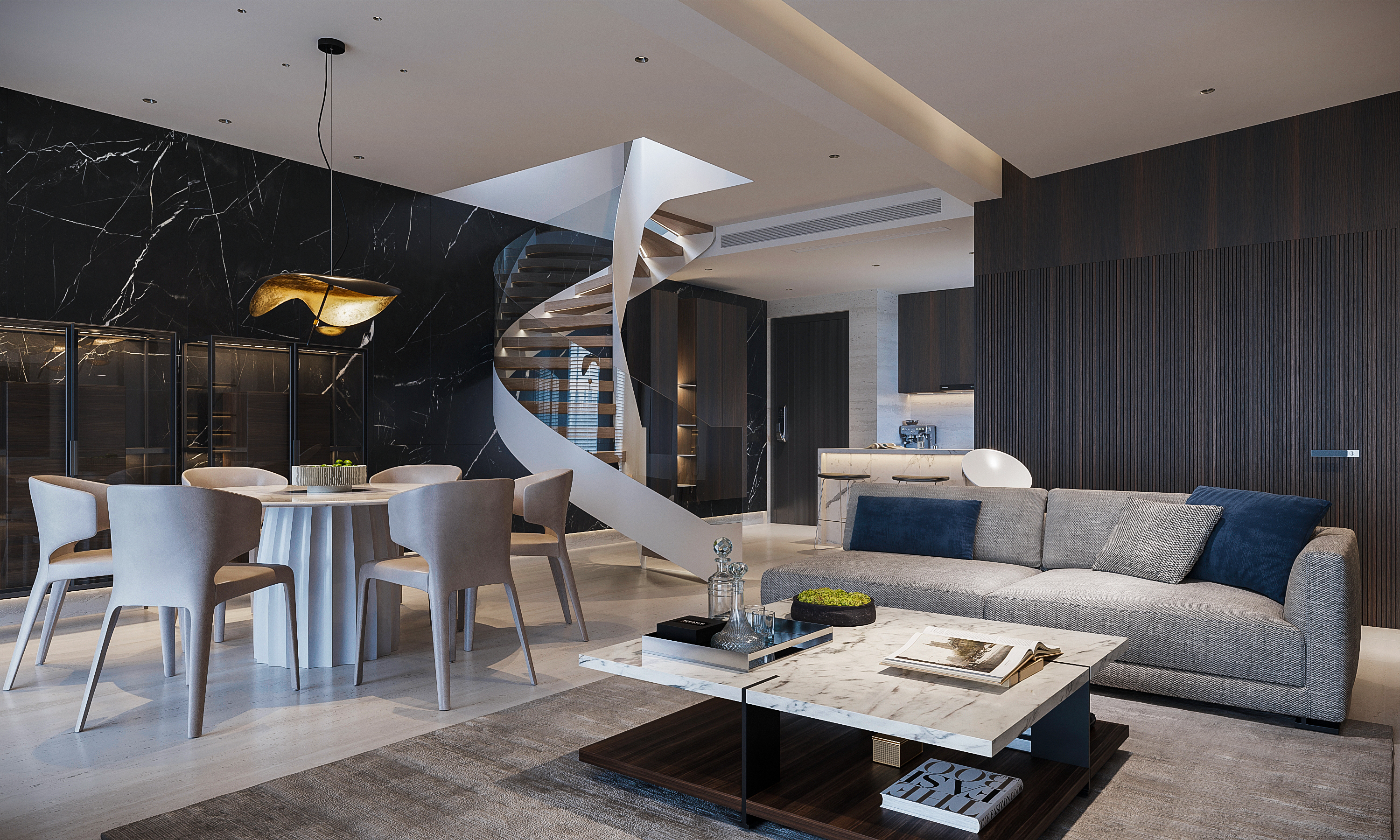 龙湖春江天玺丨中国江苏丨左舎空间设计工作室陈川-9