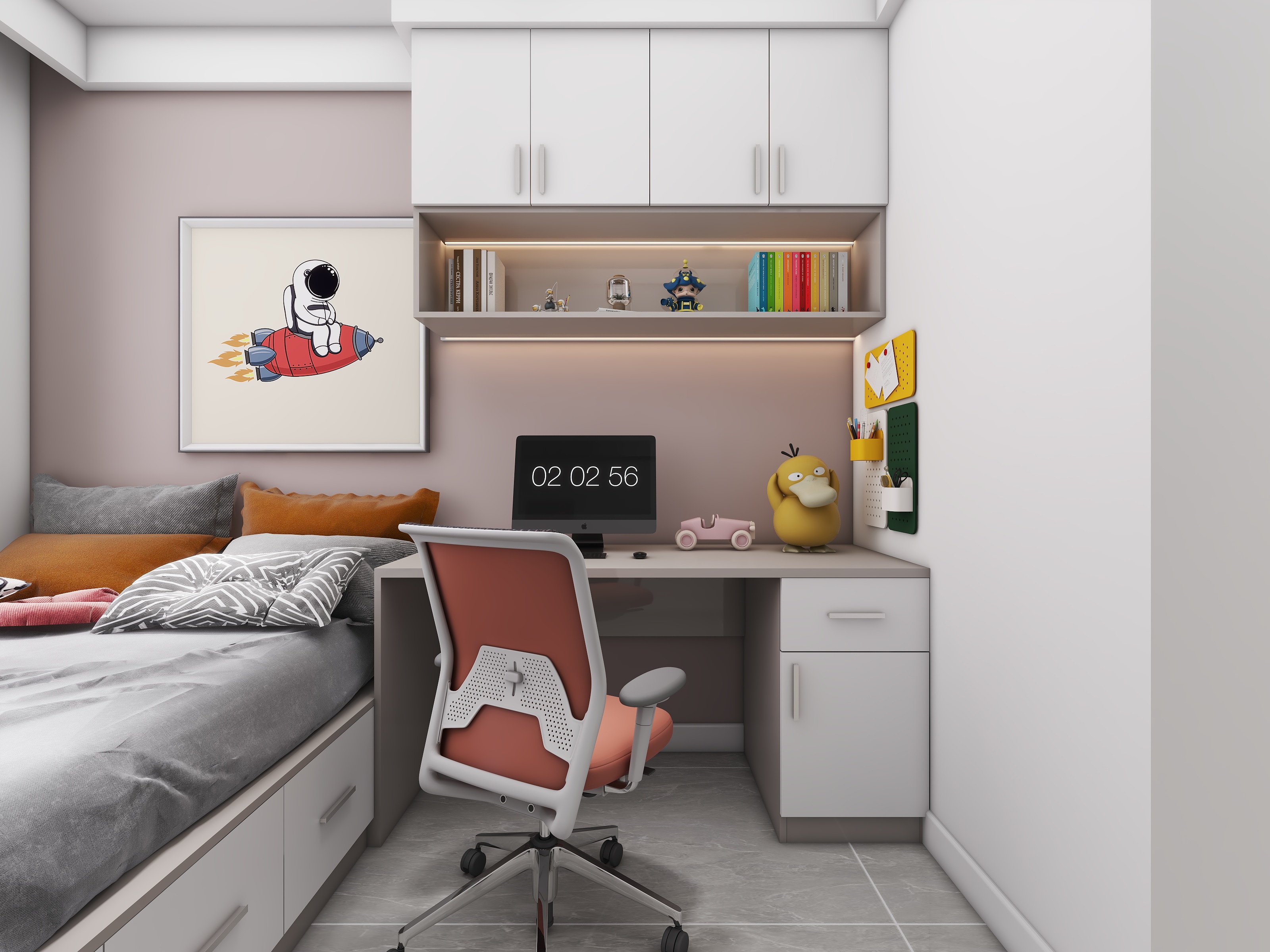 陕西安康万达one（119平方现代简约四居室）-38