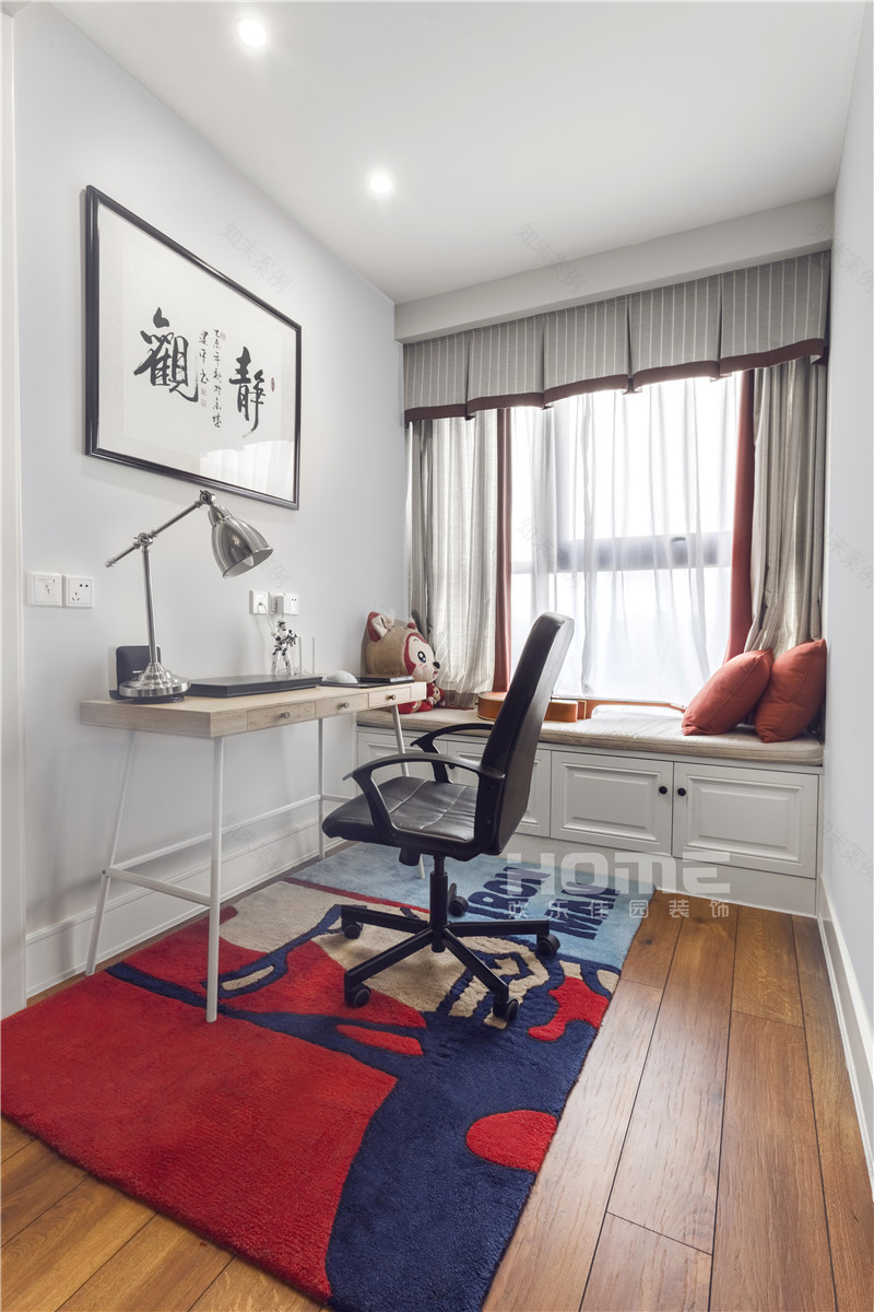 两江国际 126 平美式小清新,Tiffany 蓝打造浪漫梦境-26