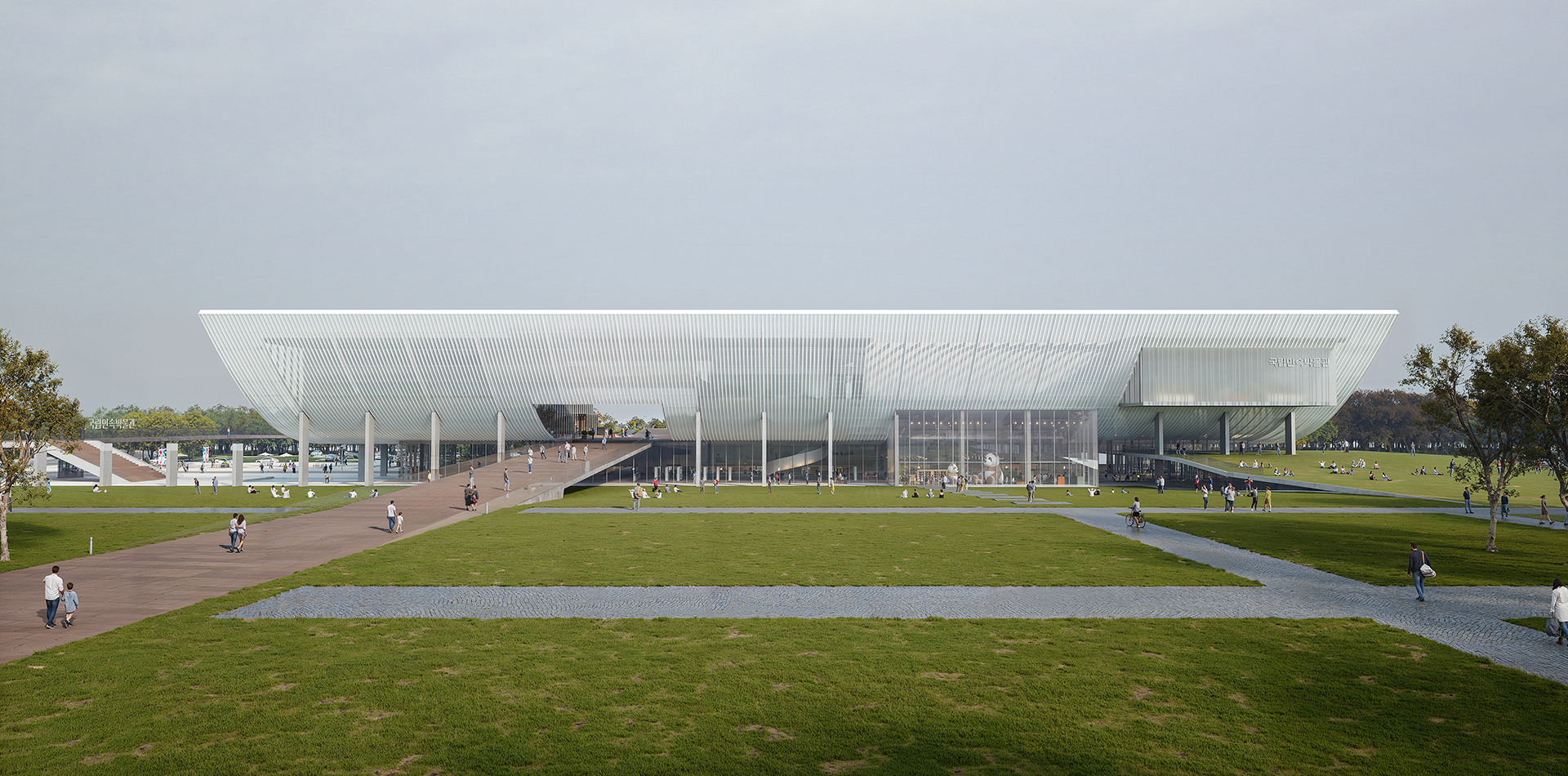 国立民俗博物馆迁建建筑设计竞赛（参赛作品）丨디엔비건축사사무소-0