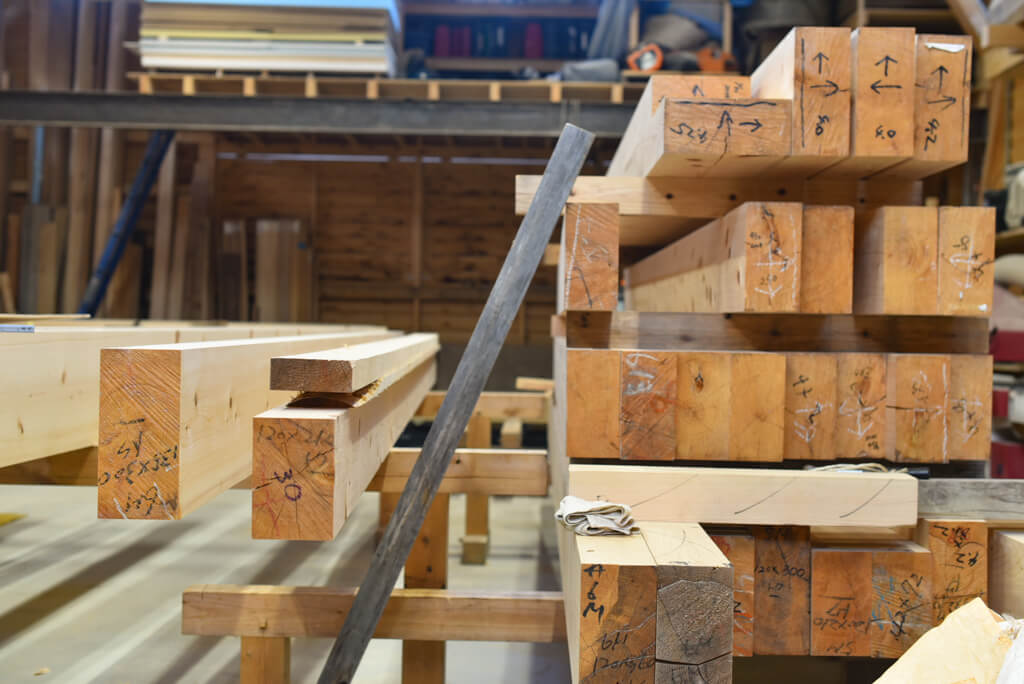 音乐家的家7 木配り 墨付け 刻み丨水野设计室-52