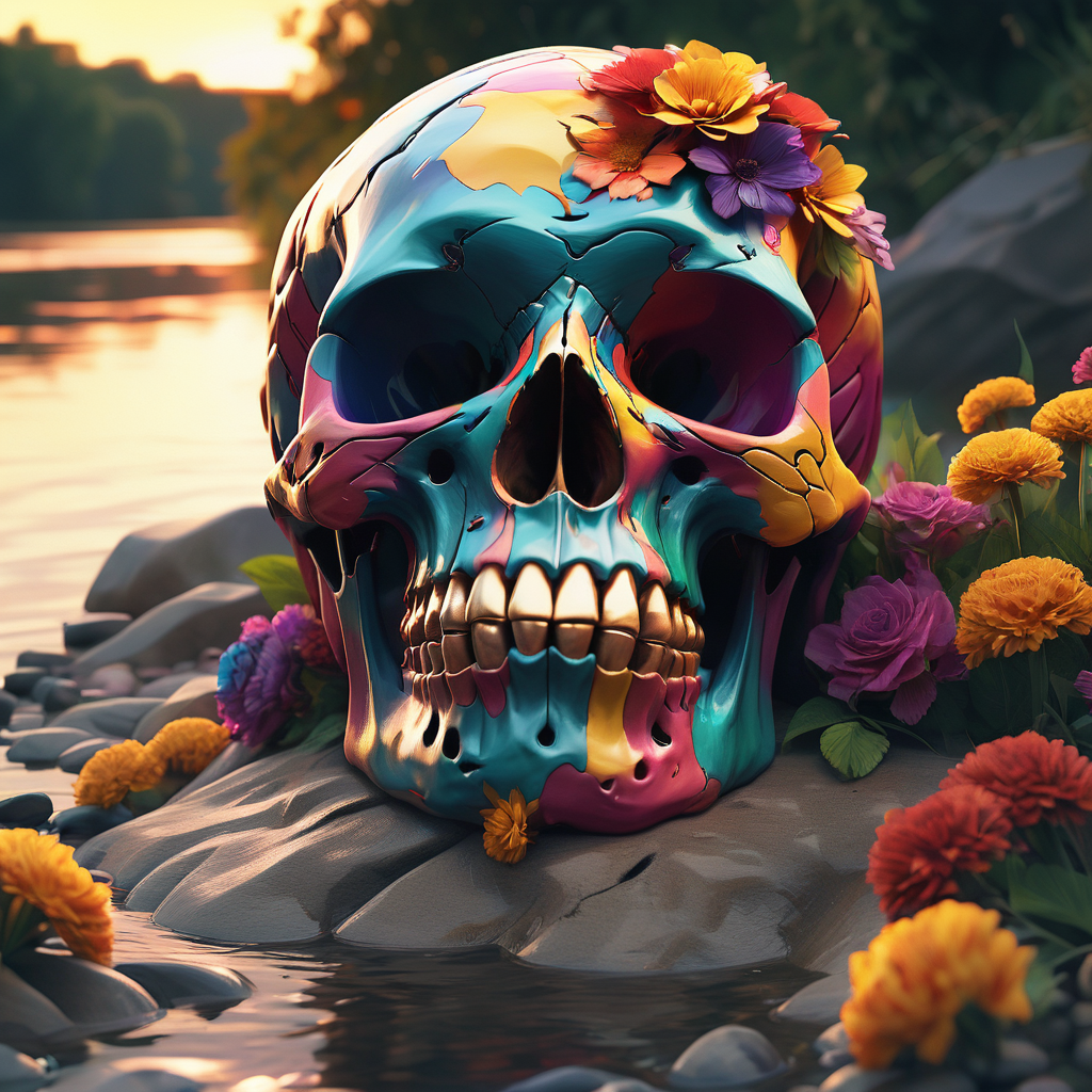 头骨·日出·河流·颜色丨Öskar Design-5