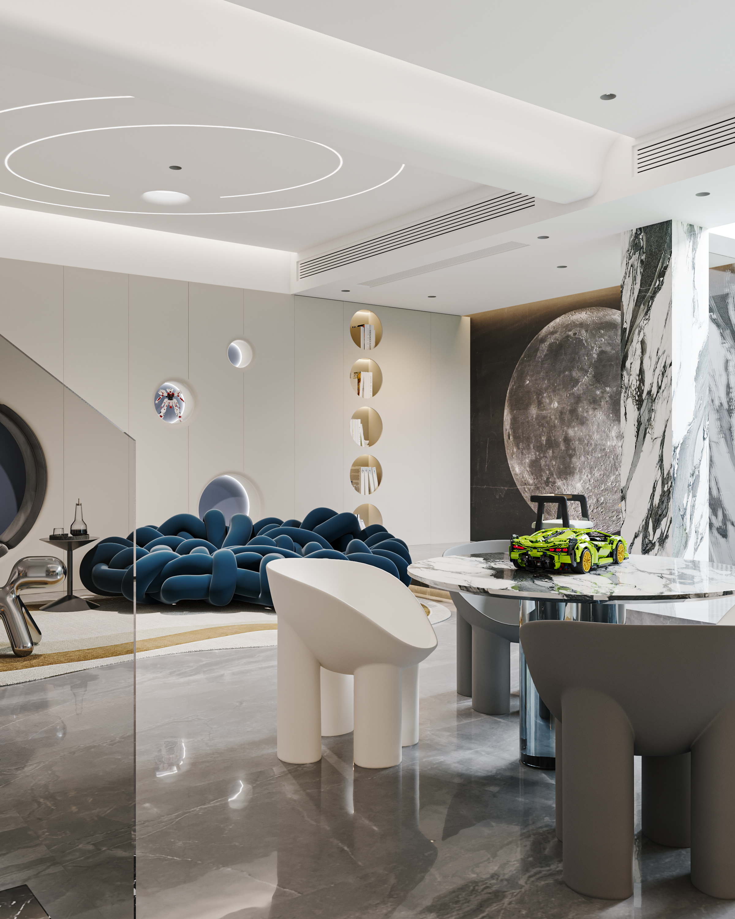 轻奢风格效果图作品丨冈舍小李-3