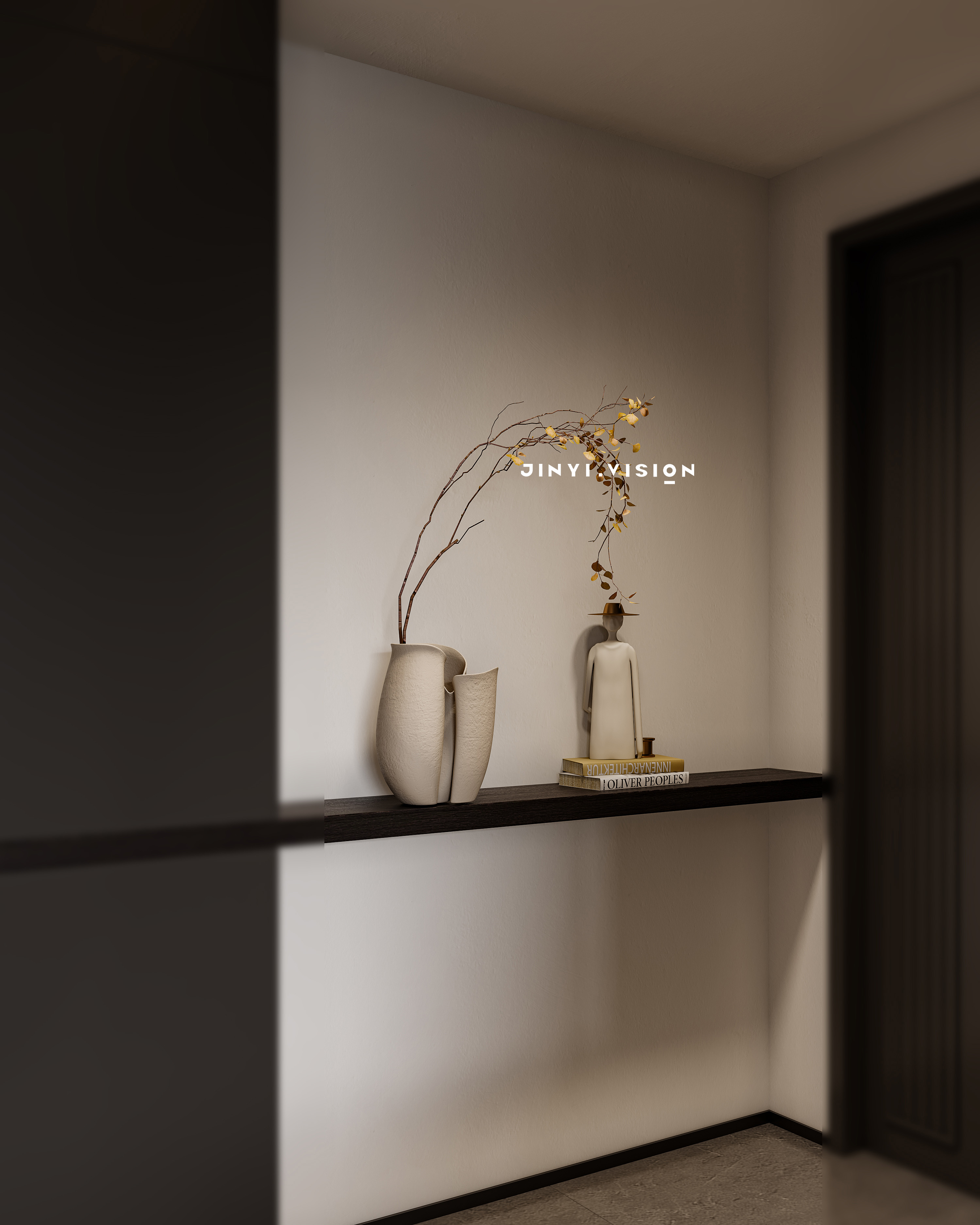 现代暗黑大平层-6