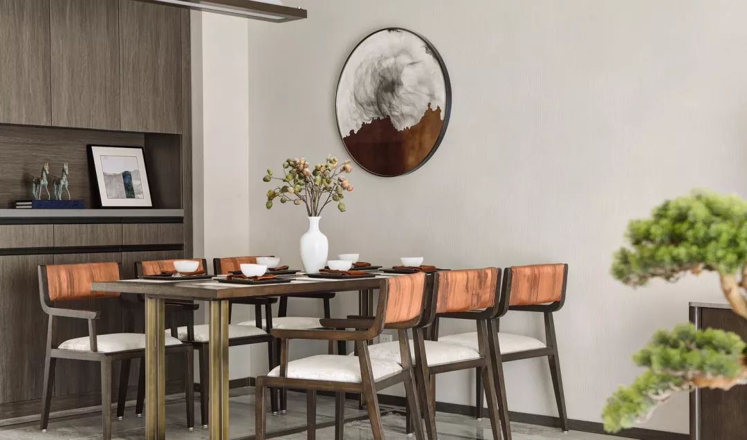 万科泉州金域滨江项目 | 新中式风格的优雅空间-11