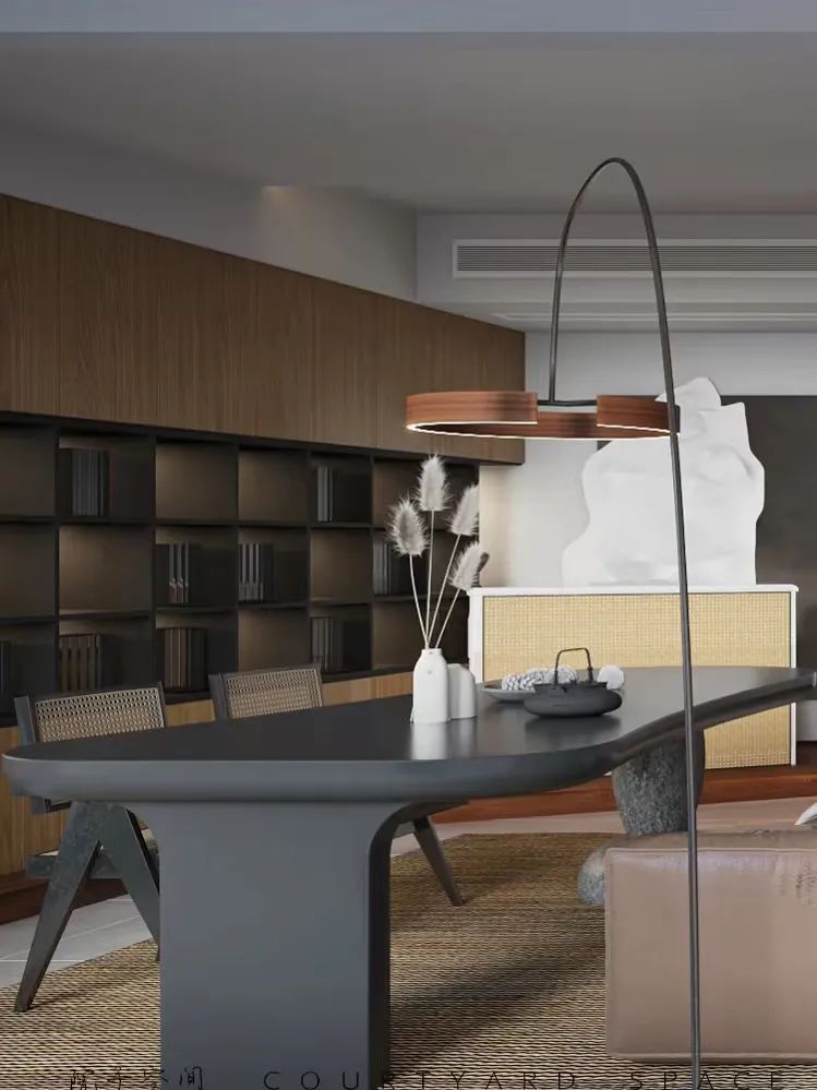 南山国际社区轻复古法式风设计案例丨院子空间设计工作室-0