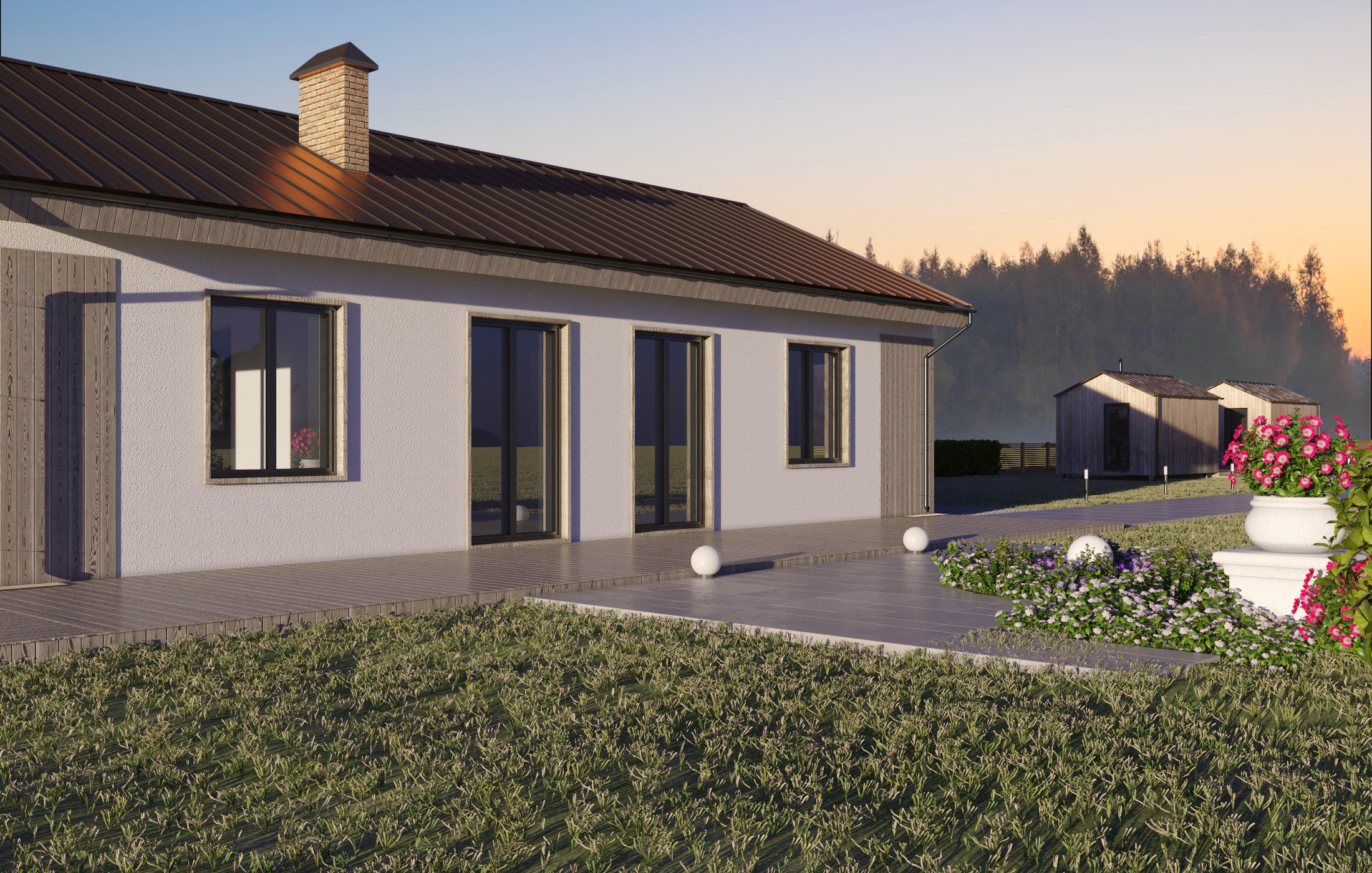 Одноэтажный дом (Чувашия)-2