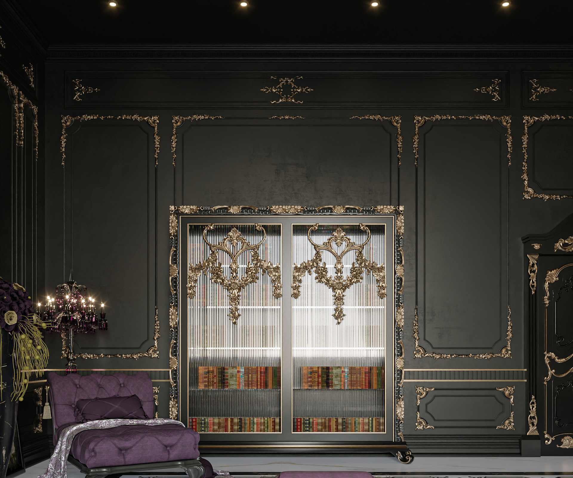 DARK GOTHIC BEDROOM DESIGN-7