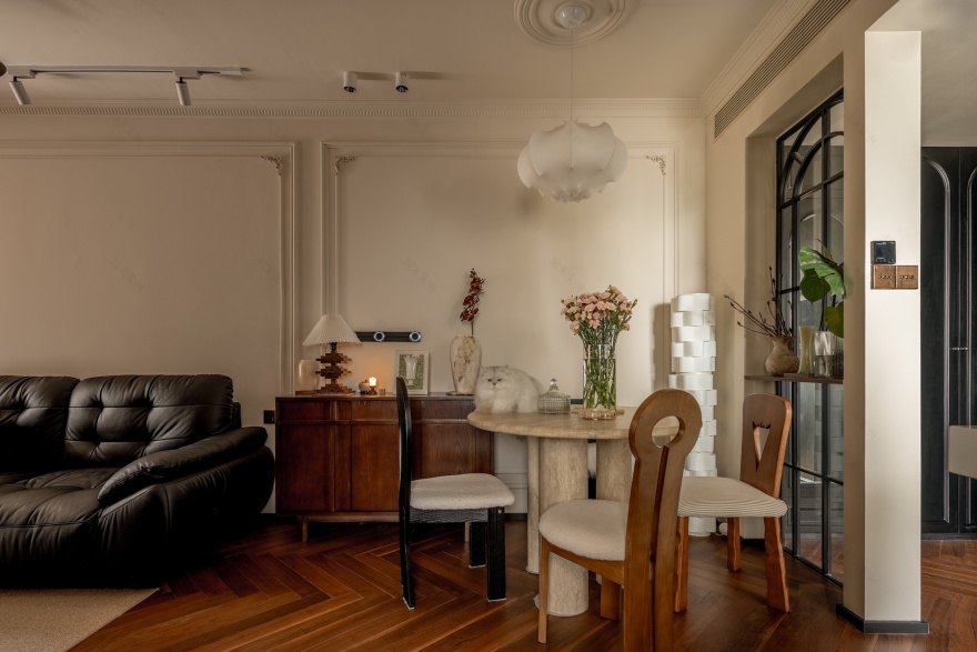60㎡小户型轻法复古风住宅设计丨中国深圳-41