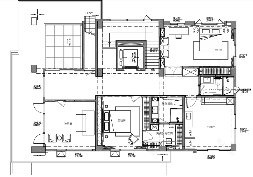 新古典豪邸梦,精工板材设计展现无遗-119