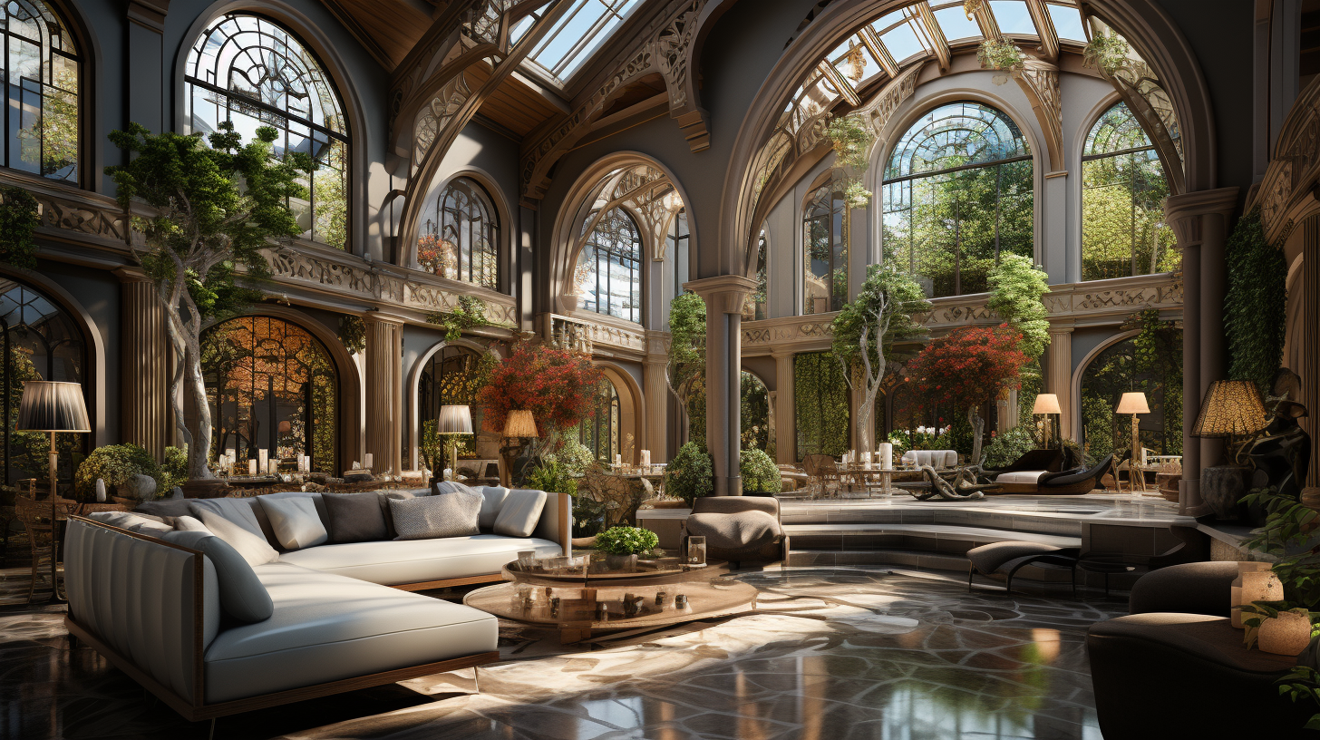 度假酒店大堂空间设计-2