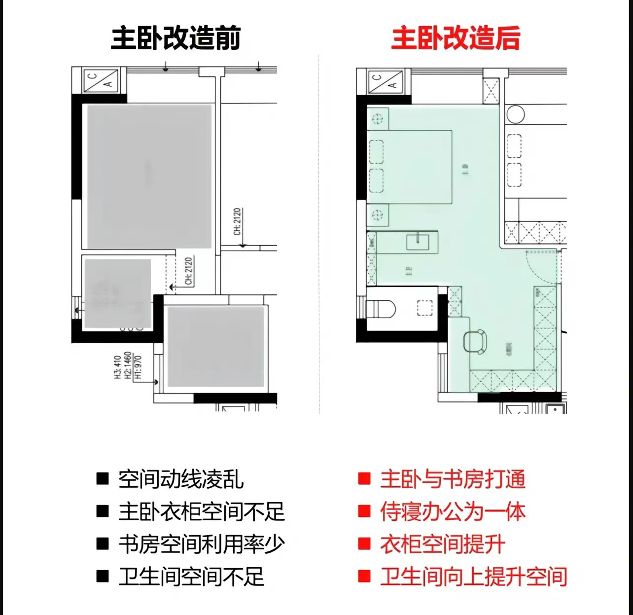 现代极简 98㎡2 居室设计-6