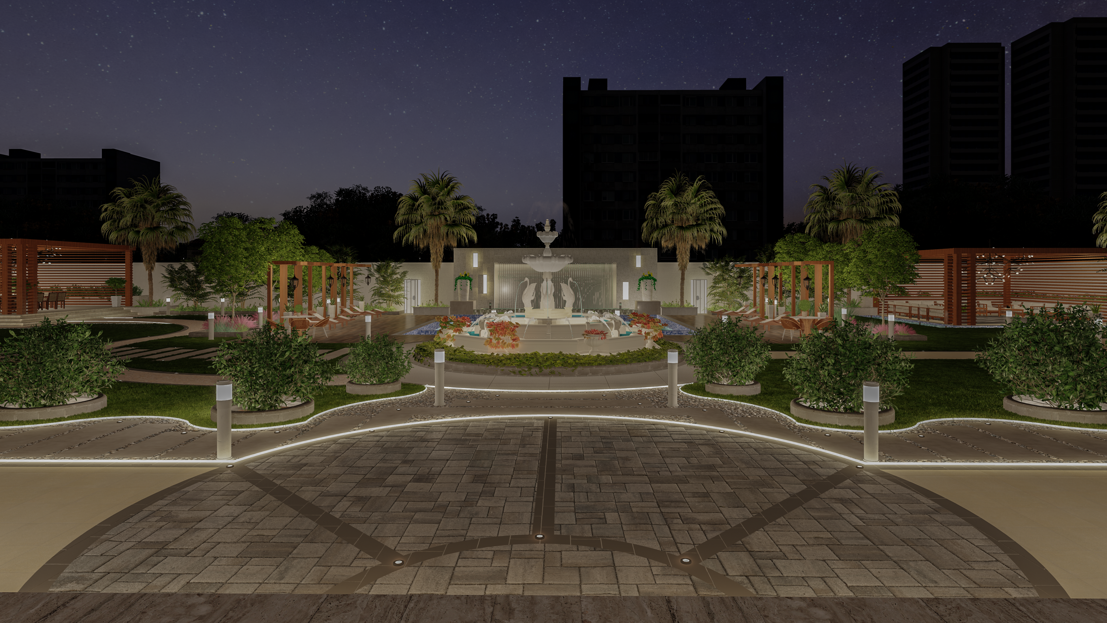 classic garden design - villa -SHARJAH-36
