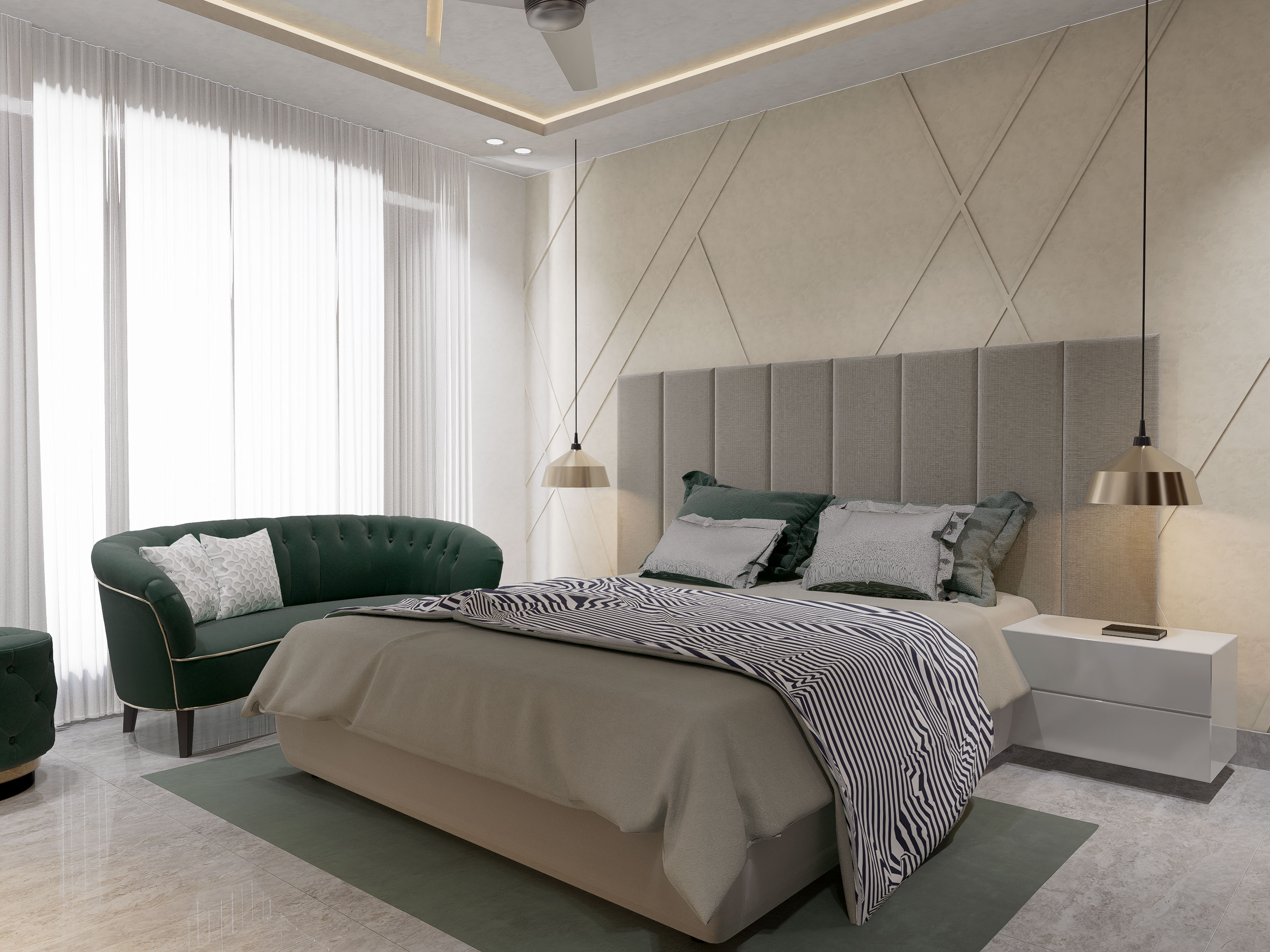 Bedroom Interior Rendering-0