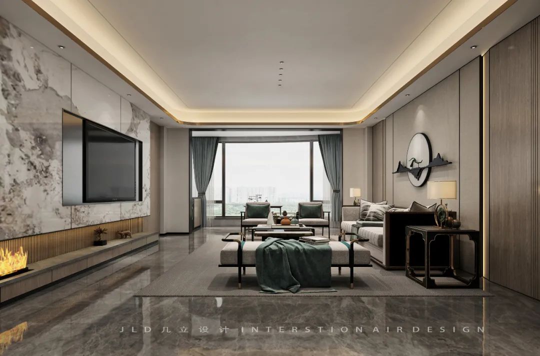 山水之色 · 福建漳州中式奢华卧室设计丨中国漳州丨JLD 设计-4