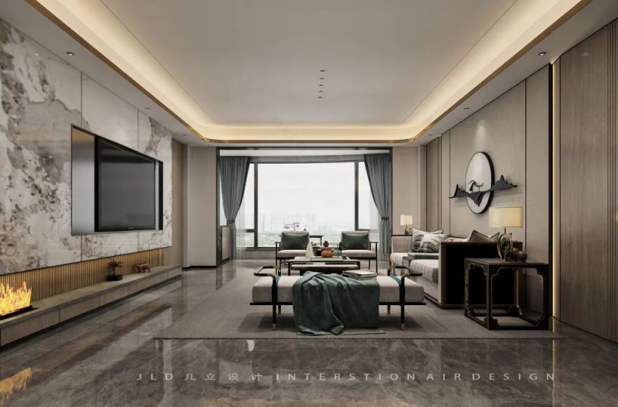 山水之色 · 福建漳州中式奢华卧室设计丨中国漳州丨JLD 设计-4