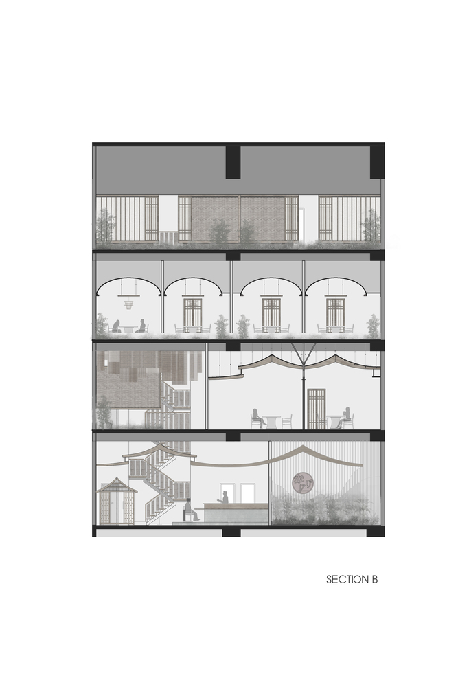 越南 Akaari Premium Restaurant丨越南河内丨NH Village Architects-47