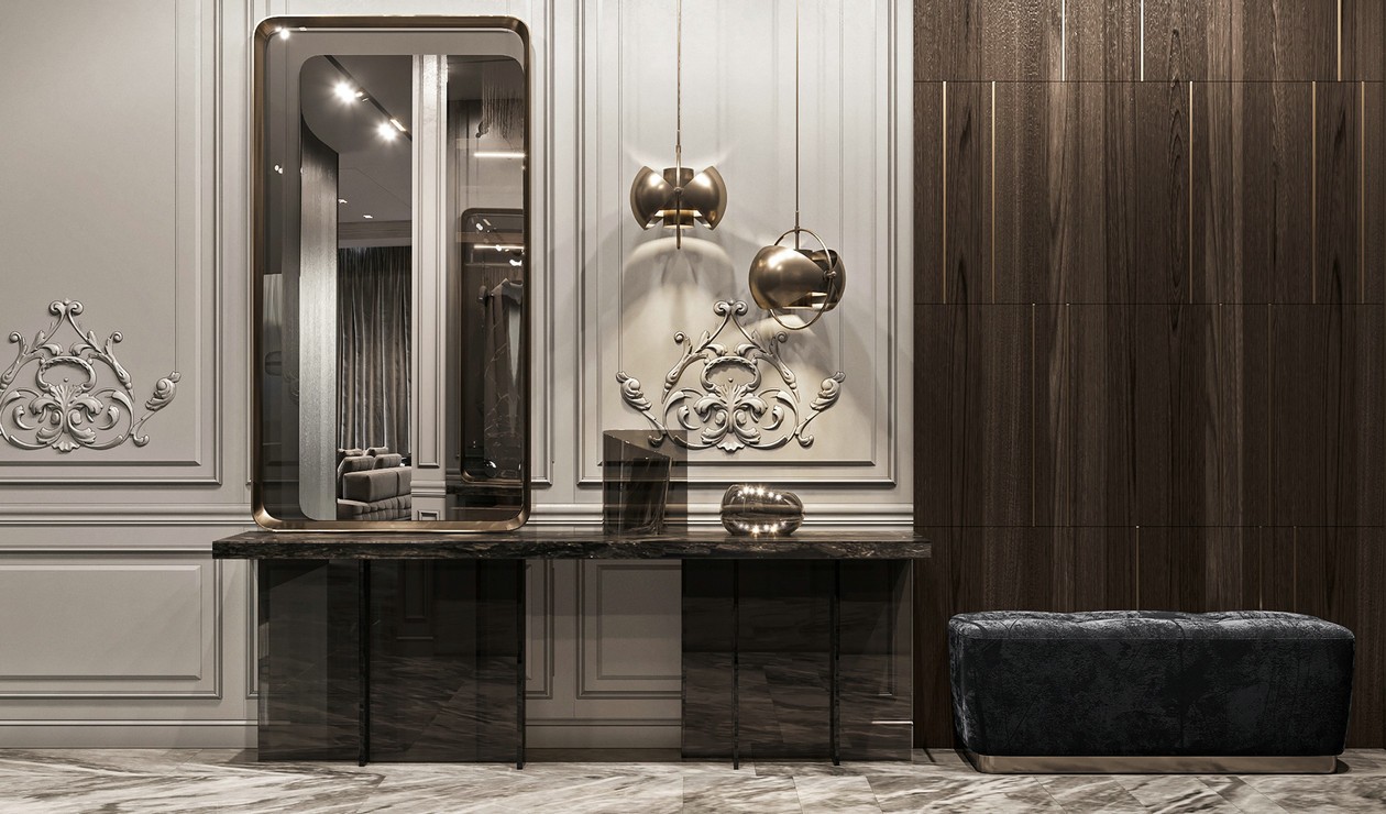 金属与大理石 打造出精致奢华的住宅-0