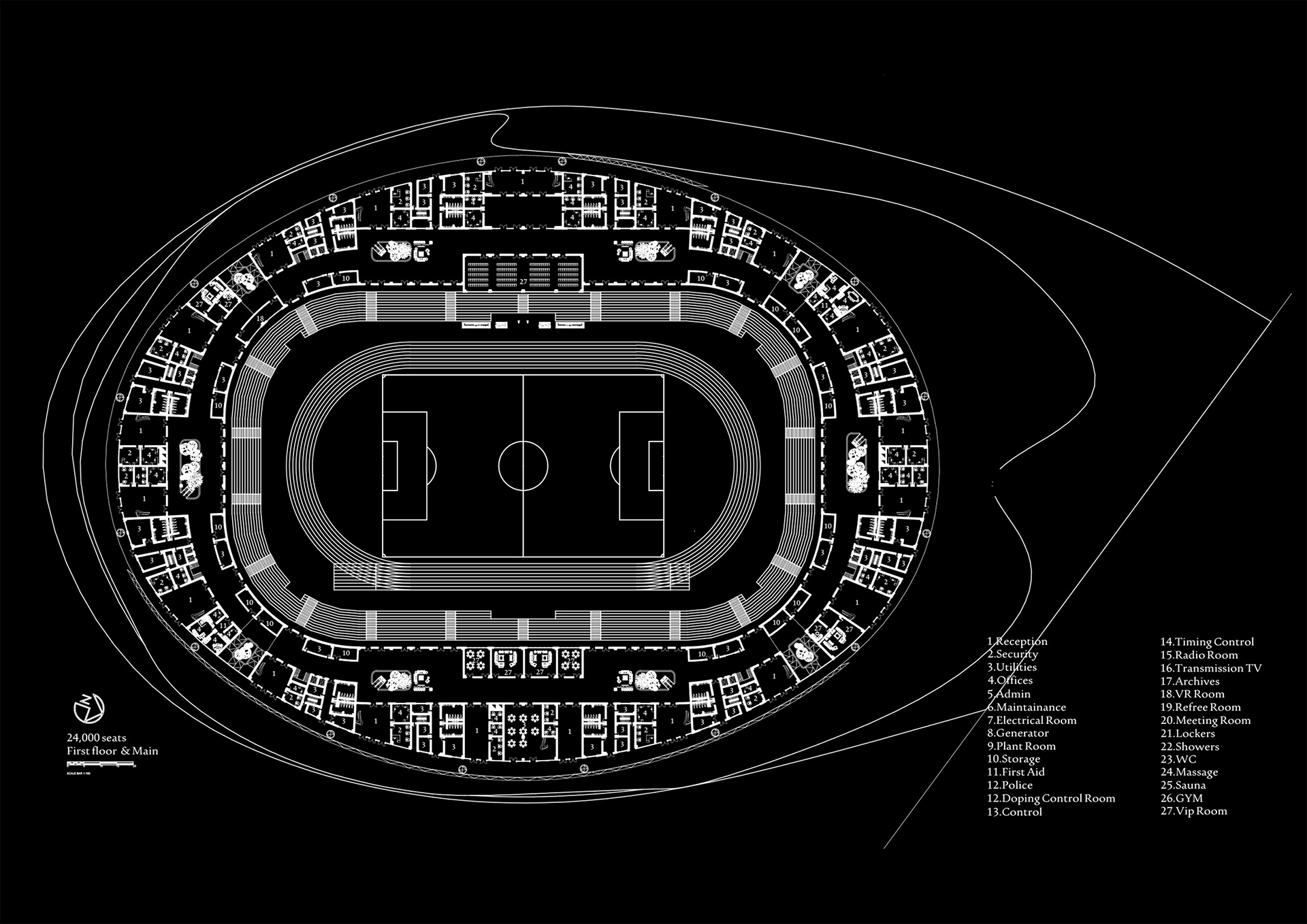 大学体育城丨埃及丨Architecture design studio VIII-30