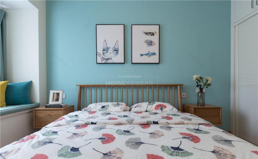 温馨色彩碰撞,个性空间打造-22