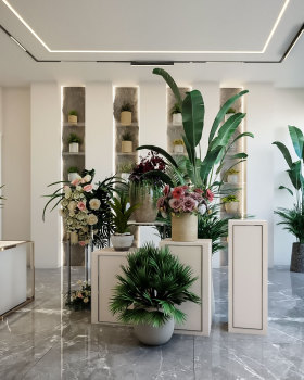 沙特阿拉伯花店设计丨Dezane 工作室