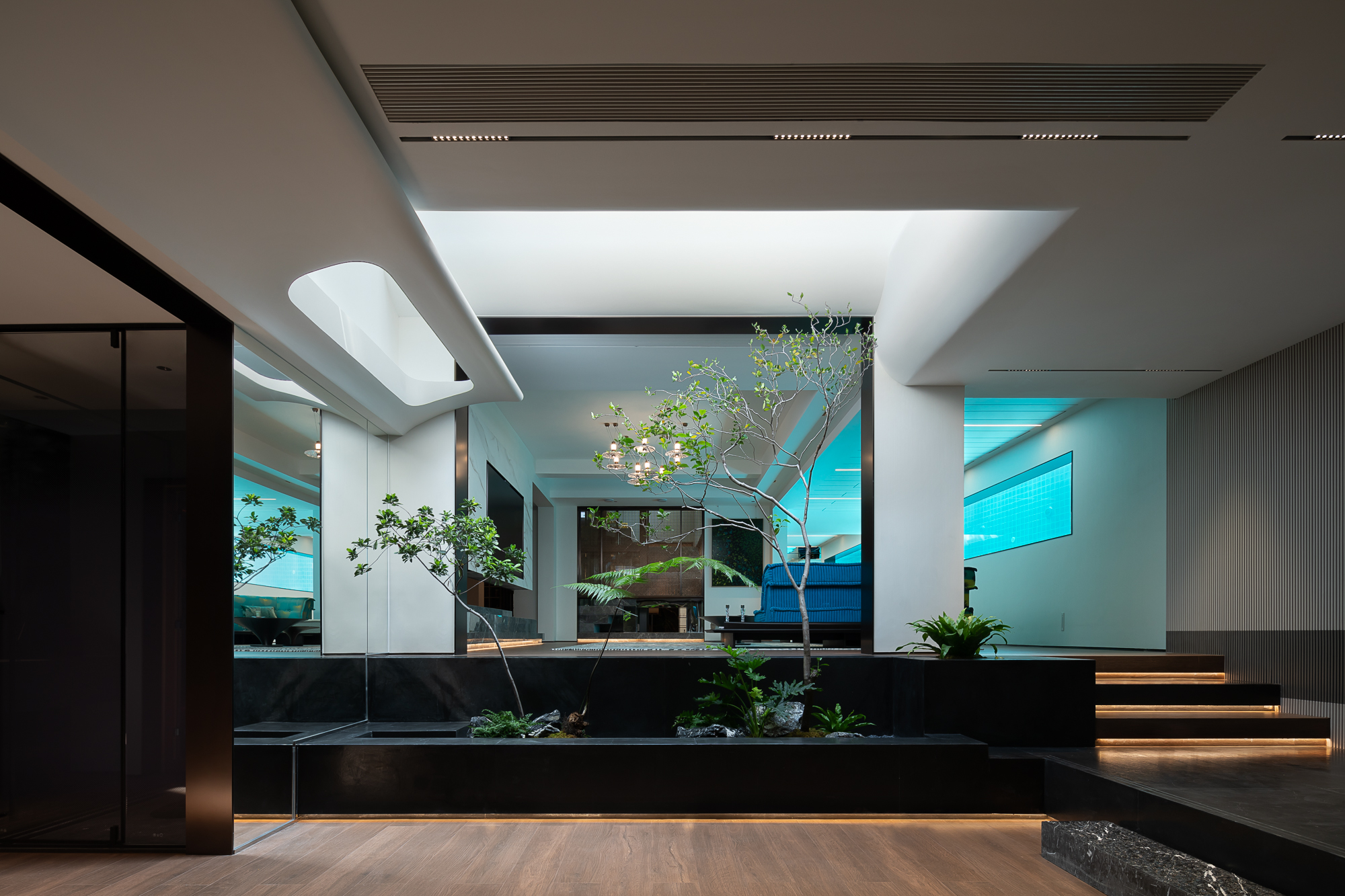 广州1800m²现代别墅丨中国广州丨设计总监李光玉,软装赵苗苗等-15