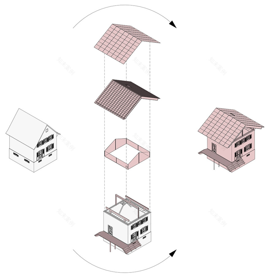 飞檐住宅丨Lorenz Bachmann Architect ETH SIA-12
