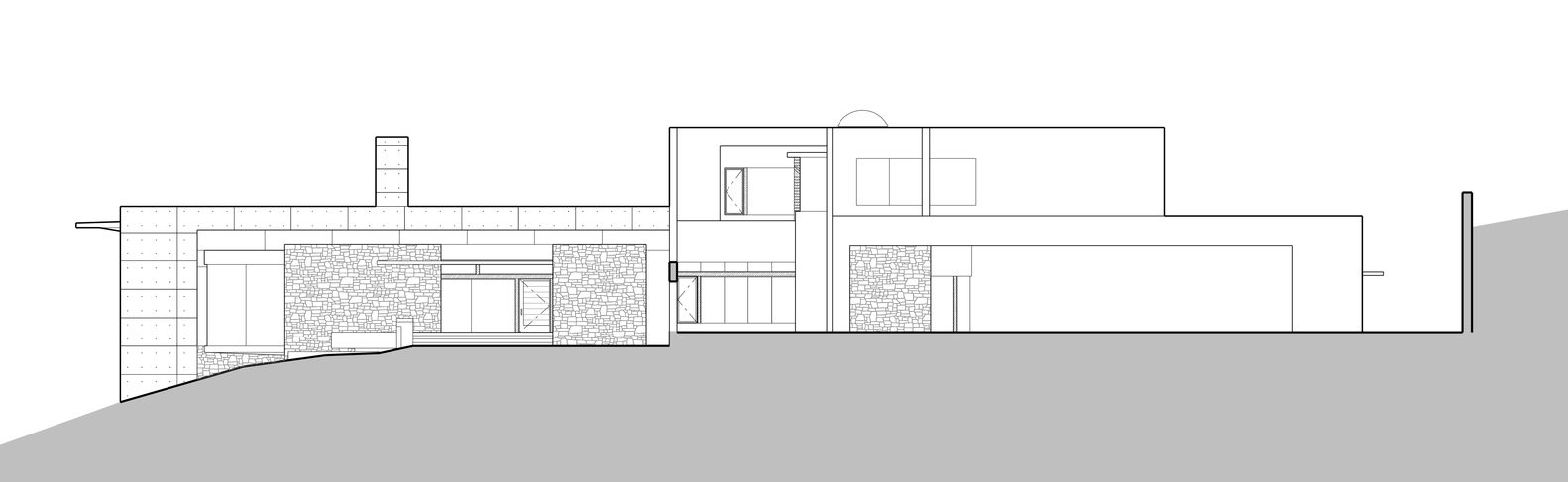 墨西哥山间混凝土住宅的透明与渗透-71