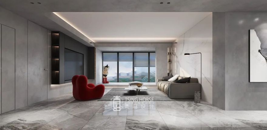 金地湖城大境 | 260㎡极简空间,等光来-53