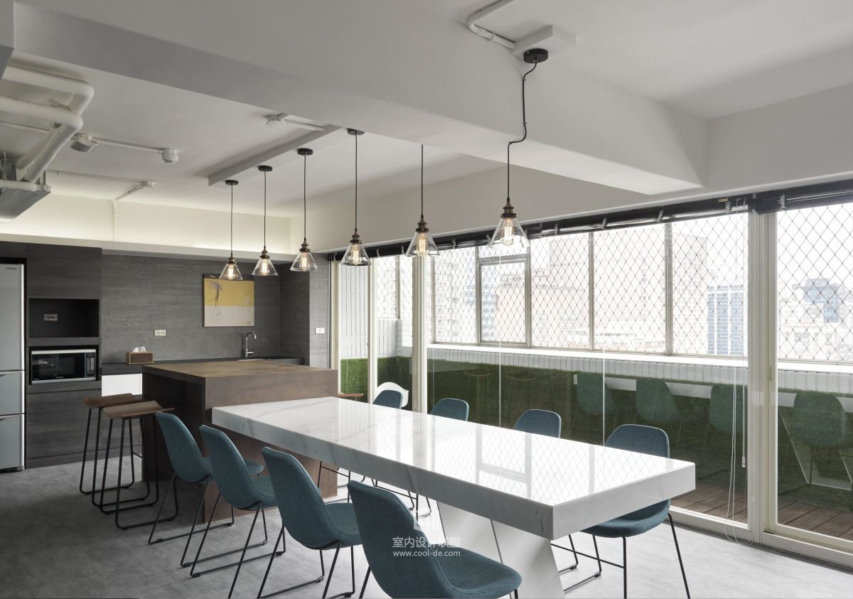 方构制作——55坪 Loft風办公空间-15