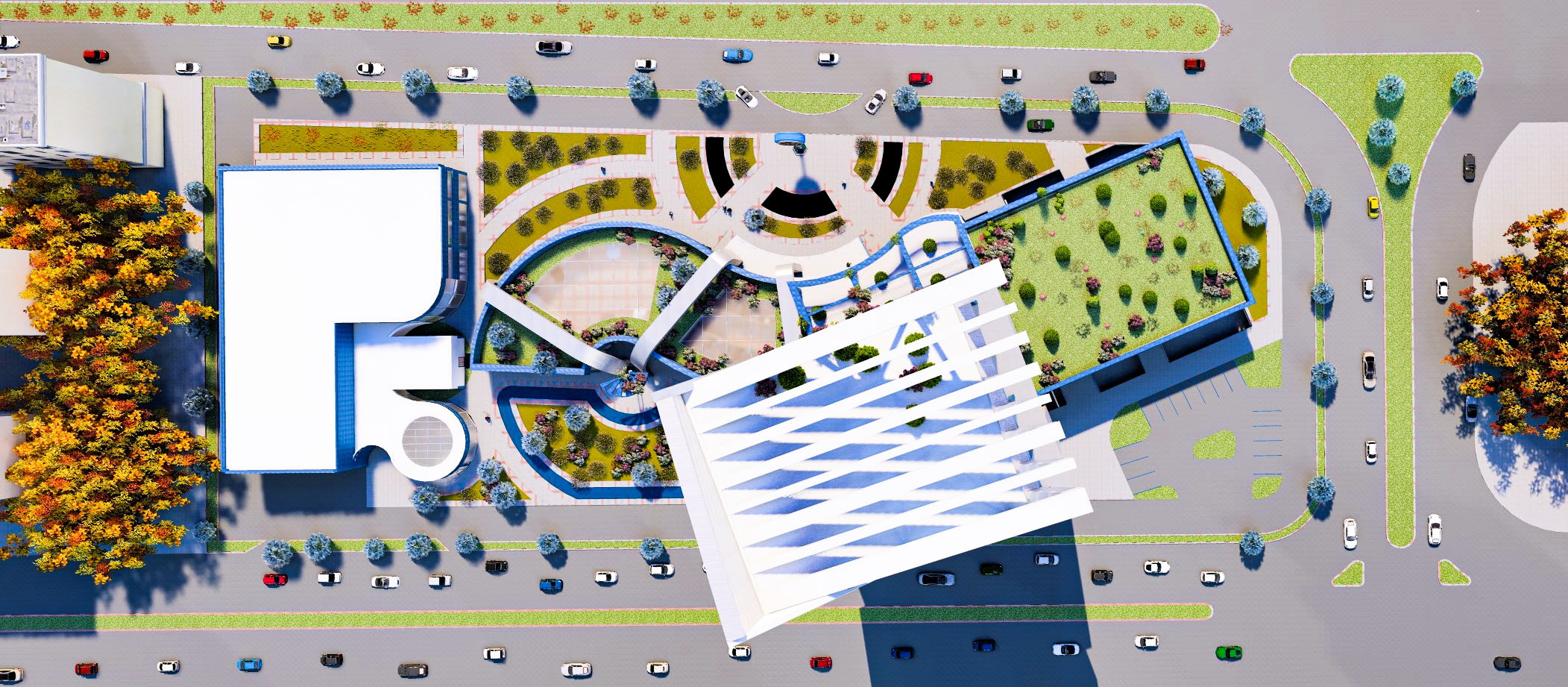 汽车展厅和行政大楼-2