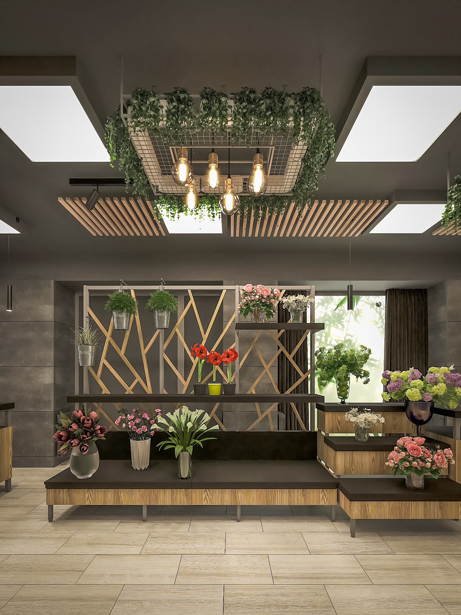 Kvity 花店室内设计丨俄罗斯莫斯科丨Planar Architecture 设计工作室-11