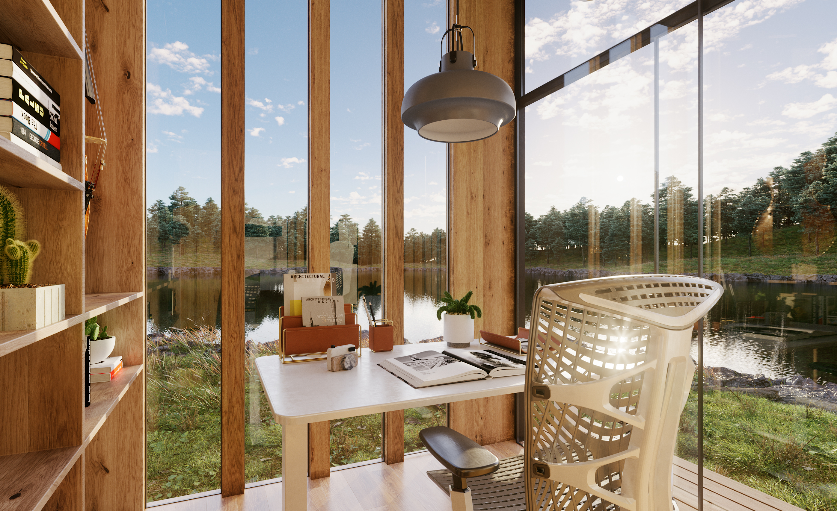 湖边小屋丨3dsmaxFstorm-1