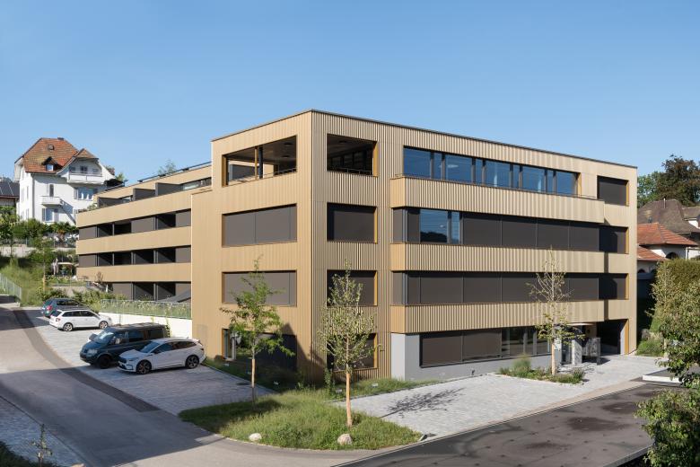 Architektur Staehelin, Gisin + Partner AG丨Mehrfamilienhaus und Bürogebäude am Eiweg丨瑞士-7