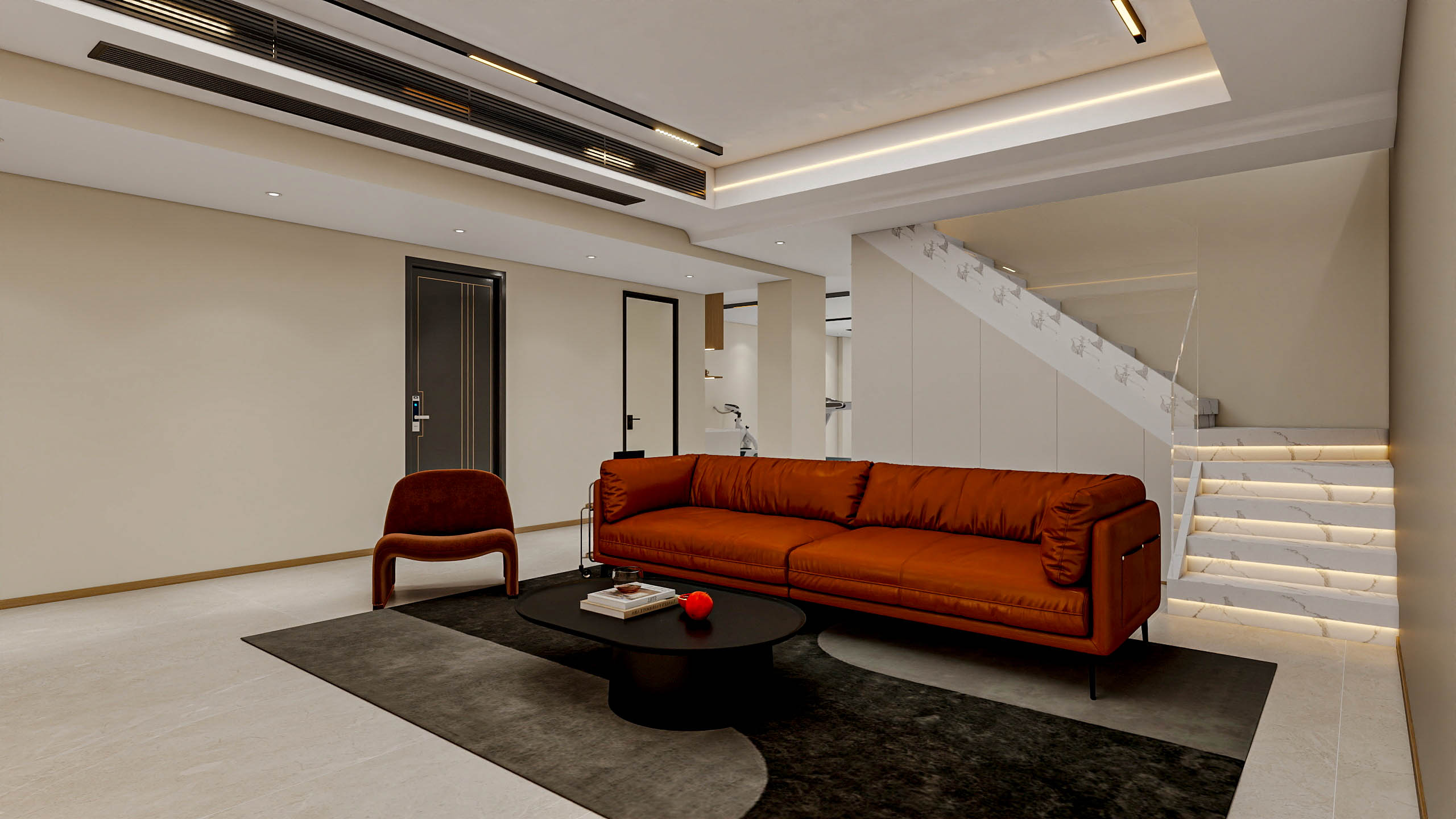 四川成都成都合院（376平方底跃简约中式三居室）-24