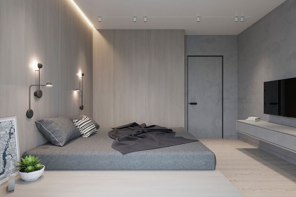 灰与橙的和谐演绎·国外简约主义住宅  Zooi Design-10