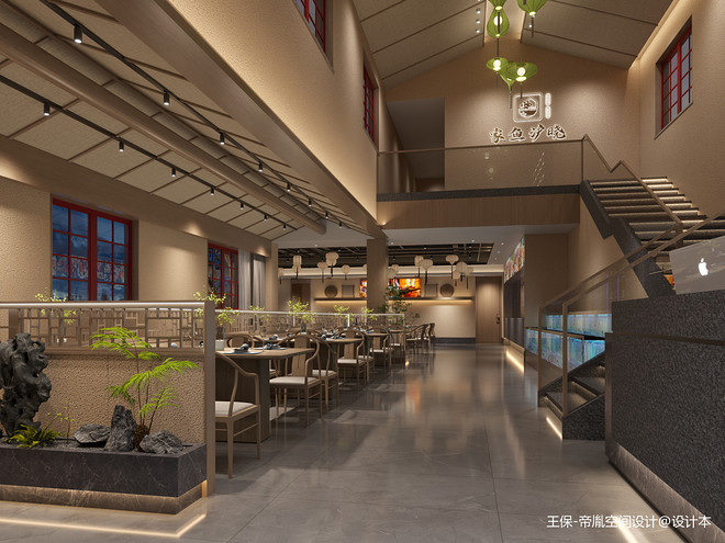 上海家渔沪晓餐厅750平米装修项目丨中国上海-13