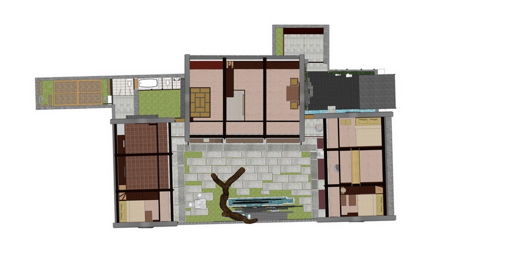 北京介众山四合院改造-37