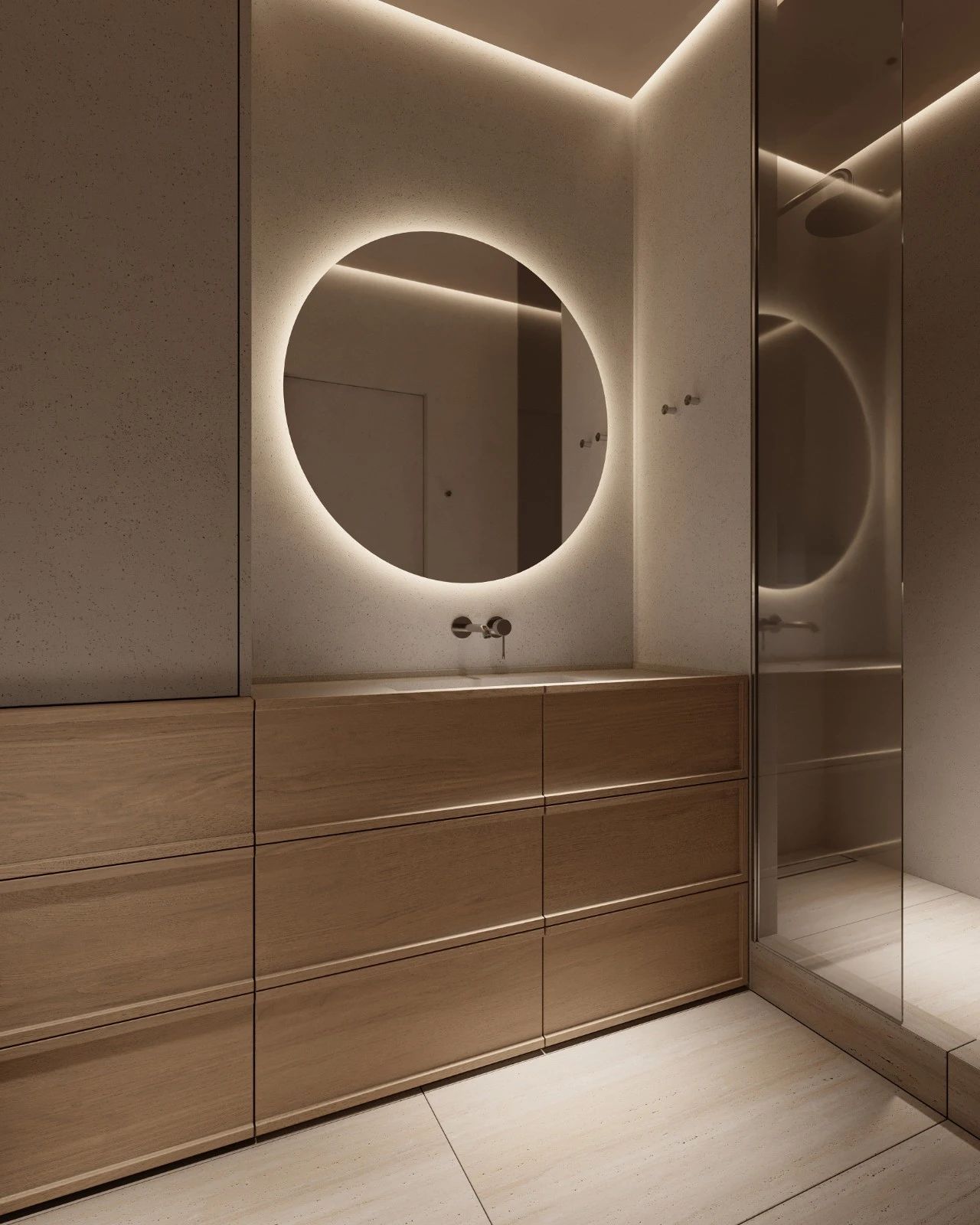 原木系奶油风空间设计-37