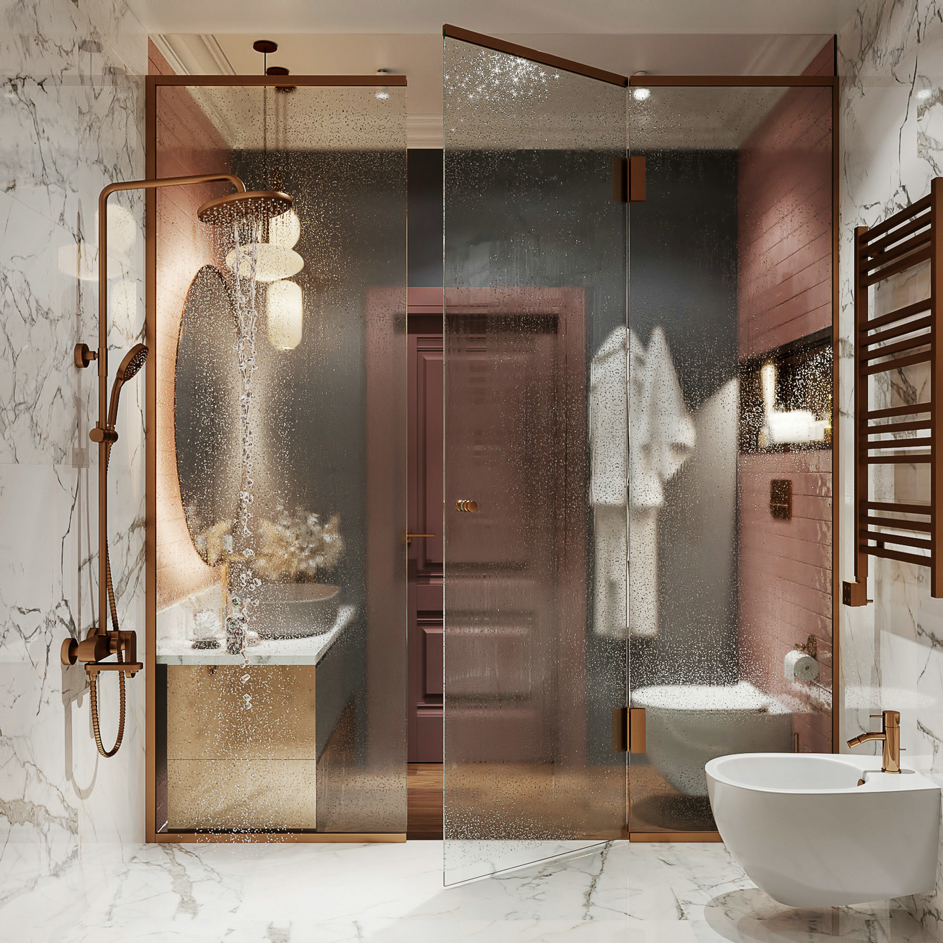 轻奢质感，打造成熟与娇嫩共存的室内空间-9