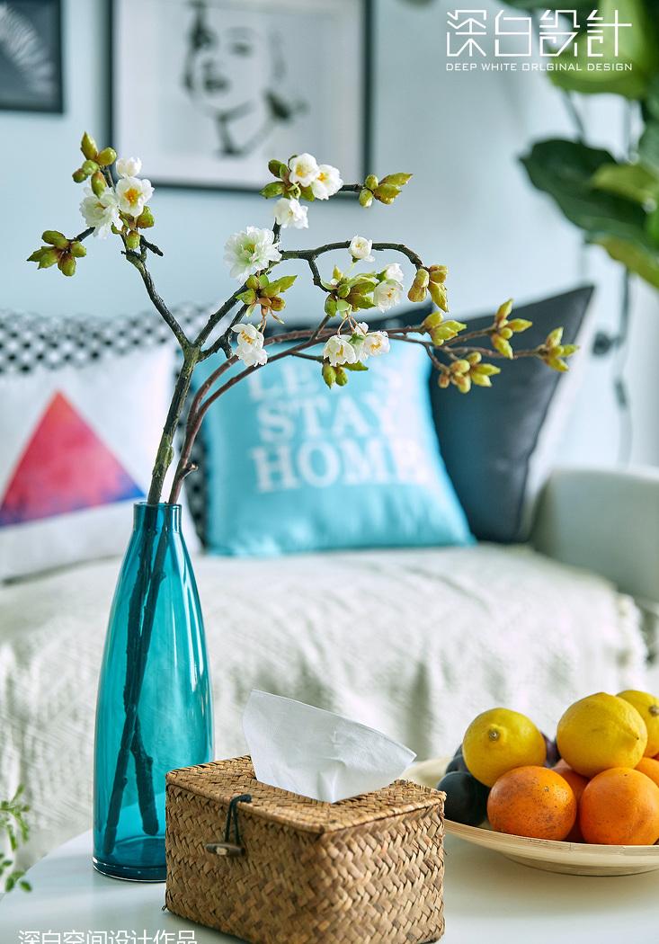深白设计丨平层丨【深白作品】春风十里--北欧休闲风-20