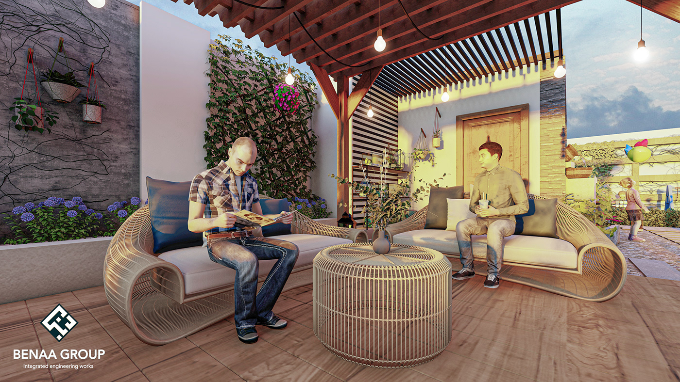 2021 年埃及 Mansoura 住宅建筑的独特屋顶设计-5