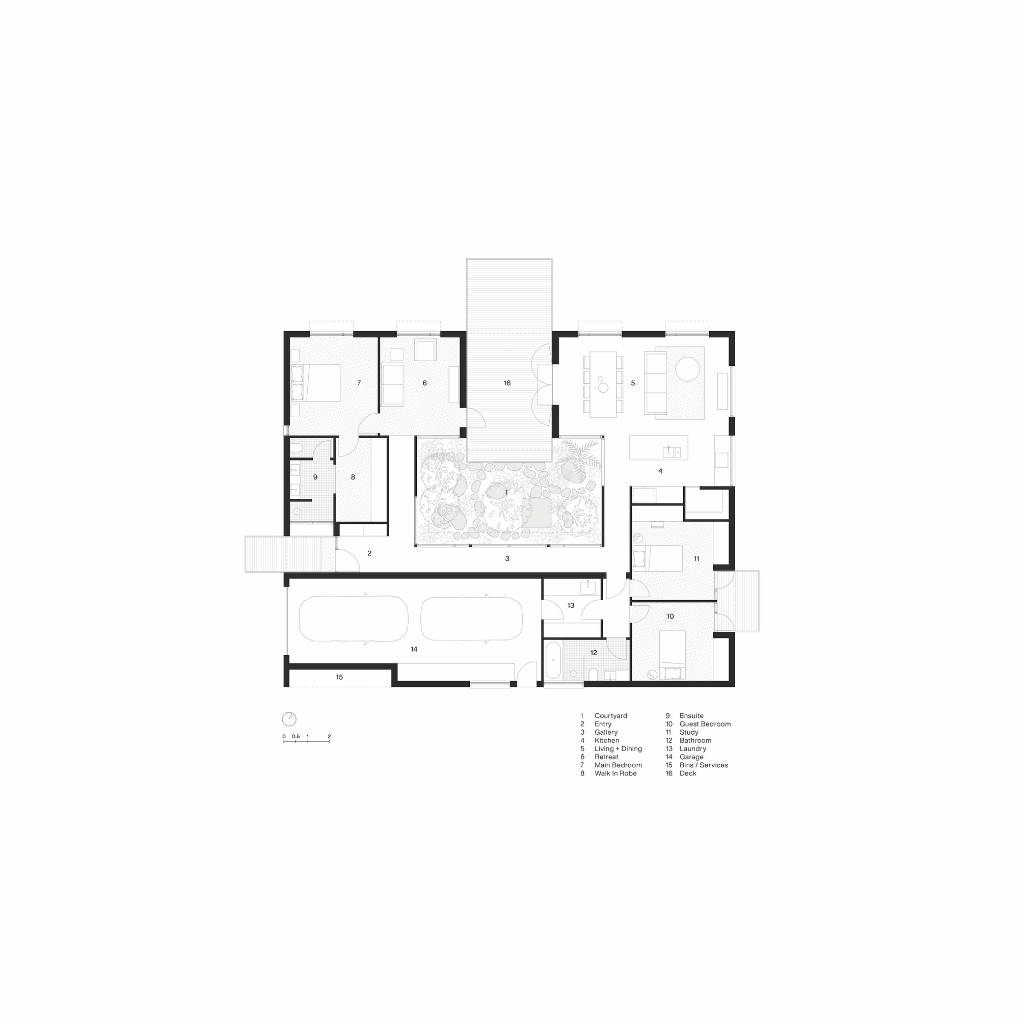 三座花园住宅丨澳大利亚丨PARABOLICA-11