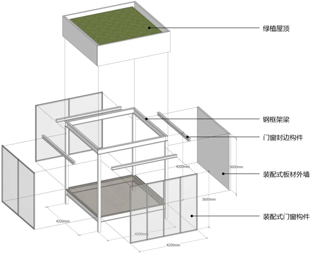 苏州自在春晓 | 临时可拆建售楼处的模数化与自然共生设计-14