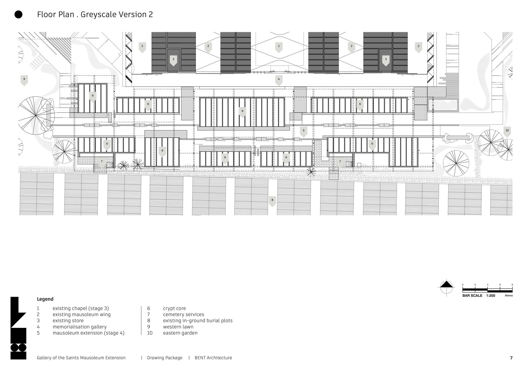 Gallery of the Saints Mausoleum Extension / BENT Architecture-40