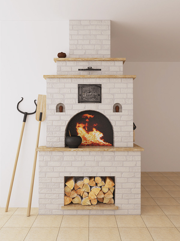 DIY 仿制俄罗斯燃木炉-10