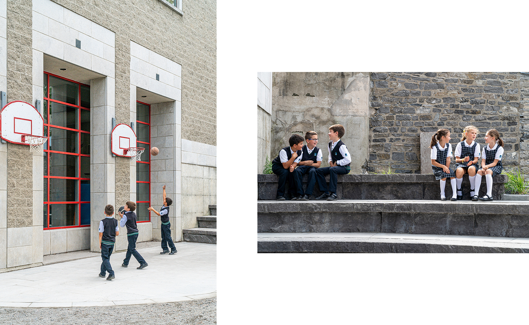 乌尔苏拉学校操场丨加拿大魁北克丨EVOQ Architecture-27