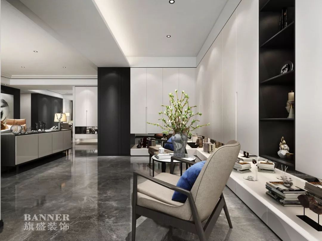 段峰 | 湖城大境 3 号地的现代简约之家-72