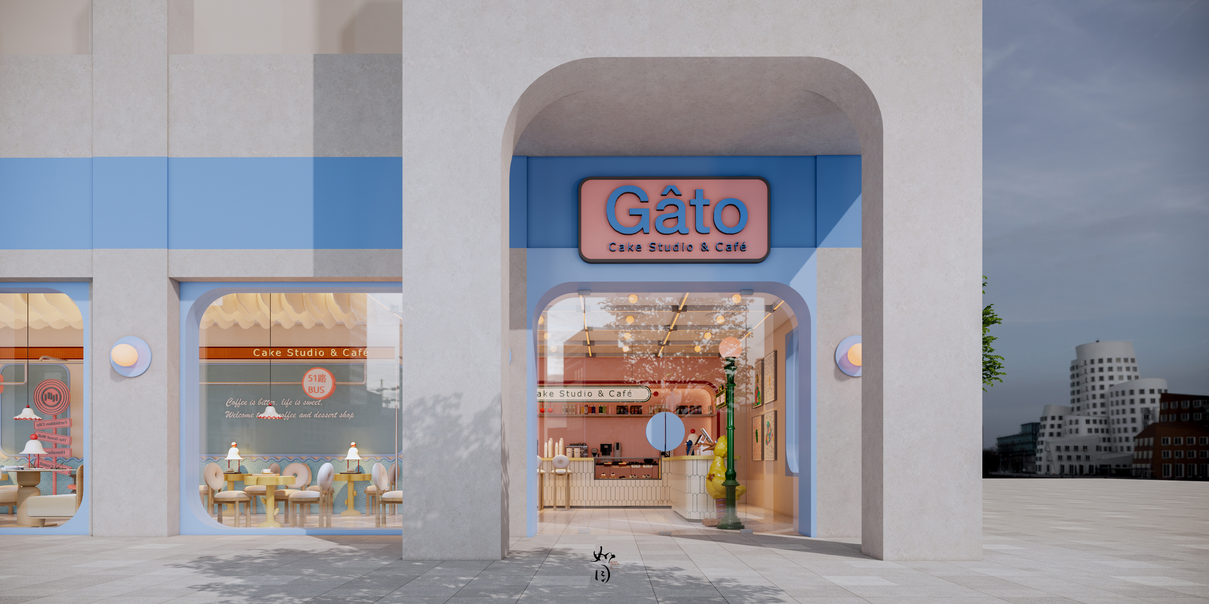 迪拜甜品咖啡店设计丨阿联酋迪拜丨roam design-11