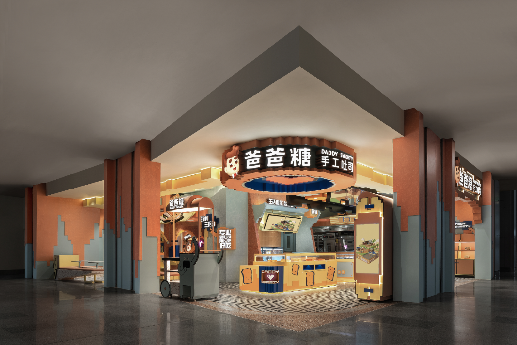 爸爸糖手工吐司无锡荟聚 LAB 店丨中国无锡丨无锡欧阳跳建筑设计有限公司-18